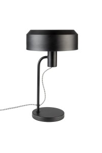 Czarna matowa lampa biurkowa Landon