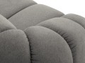 Sofa narożna 4-osobowa Diana aksamit strukturalny szara