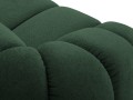Sofa narożna 4-osobowa Diana aksamit strukturalny butelkowa zieleń