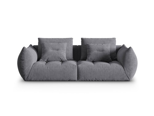 Sofa modułowa 3-osobowa Bloom tkanina strukturalna szara