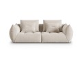 Sofa modułowa 3-osobowa Bloom velvet ecru