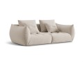 Sofa modułowa 3-osobowa Bloom velvet ecru
