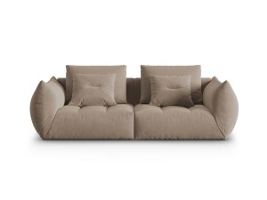 Sofa modułowa 3-osobowa Bloom velvet taupe
