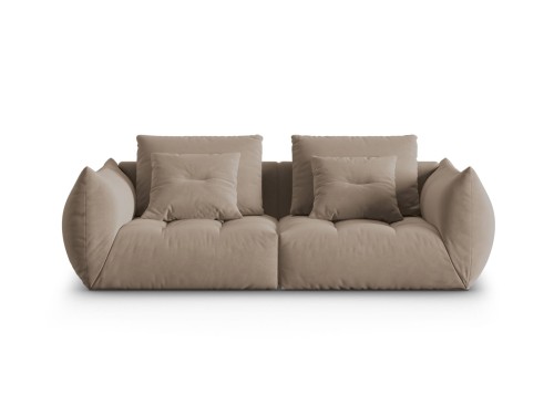 Sofa modułowa 3-osobowa Bloom velvet taupe