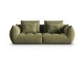 Sofa modułowa 3-osobowa Bloom velvet oliwkowa
