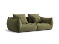 Sofa modułowa 3-osobowa Bloom velvet oliwkowa