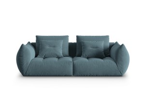 Sofa modułowa 3-osobowa Bloom velvet morska