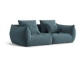 Sofa modułowa 3-osobowa Bloom velvet morska