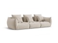 Sofa modułowa 4-osobowa Bloom velvet ecru
