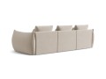 Sofa modułowa 4-osobowa Bloom velvet ecru