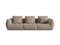 Sofa modułowa 4-osobowa Bloom velvet taupe