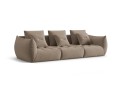 Sofa modułowa 4-osobowa Bloom velvet taupe