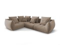 Modułowy narożnik 4-osobowy Bloom velvet taupe P/L