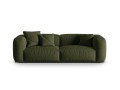 Sofa modułowa 3-osobowa Martina tkanina strukturalna oliwkowa