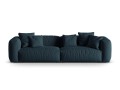 Sofa modułowa 4-osobowa Martina tkanina strukturalna granatowa