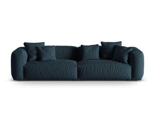 Sofa modułowa 4-osobowa Martina tkanina strukturalna granatowa