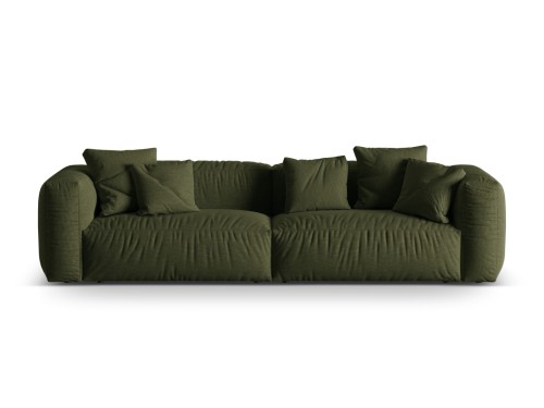 Sofa modułowa 4-osobowa Martina tkanina strukturalna oliwkowa