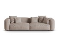 Sofa modułowa 4-osobowa Martina tkanina strukturalna beżowa