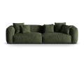 Sofa modułowa 4-osobowa Martina welur oliwkowa