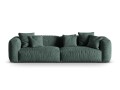 Sofa modułowa 4-osobowa Martina welur butelkowa zieleń
