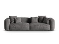 Sofa modułowa 4-osobowa Martina welur szara