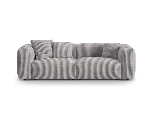 Sofa modułowa 3-osobowa Martina sztruks szara