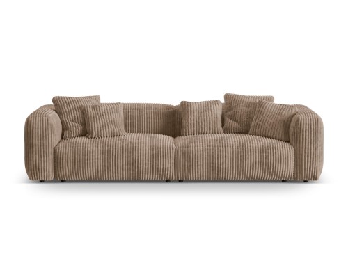Sofa modułowa 4-osobowa Martina sztruks ciemny beż