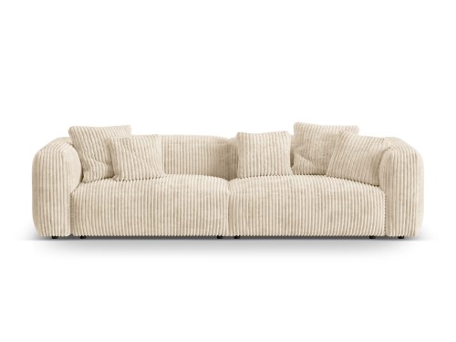  Sofa modułowa 4-osobowa Martina sztruks jasny beż