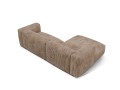 Sofa narożna modułowa 3-osobowa Martina sztruks ciemny beż P/L