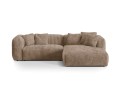Sofa narożna modułowa 3-osobowa Martina sztruks ciemny beż P/L