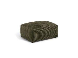 Pufa Martina sztruks oliwkowa 95x65