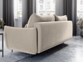Sofa 3-osobowa Vermont z funkcją spania velvet beżowa
