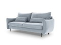 Sofa 3-osobowa Vermont z funkcją spania velvet błękitna