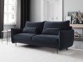 Sofa 3-osobowa Vermont z funkcją spania velvet granatowa