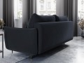 Sofa 3-osobowa Vermont z funkcją spania velvet granatowa