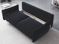 Sofa 3-osobowa Vermont z funkcją spania velvet granatowa