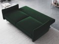 Sofa 3-osobowa Vermont z funkcją spania velvet butelkowa zieleń