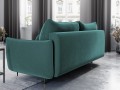 Sofa 3-osobowa Vermont z funkcją spania velvet morska