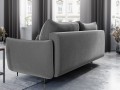 Sofa 3-osobowa Vermont z funkcją spania velvet szara