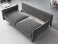 Sofa 3-osobowa Vermont z funkcją spania velvet szara