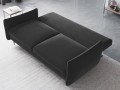 Sofa 3-osobowa Vermont z funkcją spania velvet grafitowa