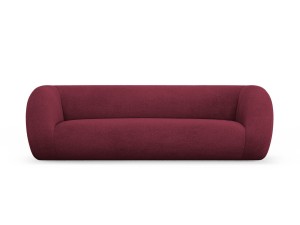Sofa 3-osobowa Essen boucle bordowa