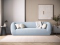Sofa 3-osobowa Essen boucle błękitna