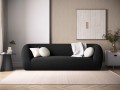 Sofa 3-osobowa Essen boucle czarna