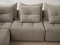 Sofa modułowa 4-osobowa Bloom velvet ecru