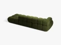 Sofa modułowa 3-osobowa Bellis zielona boucle L/P      