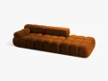 Sofa modułowa 3-osobowa Bellis ceglana boucle L/P       