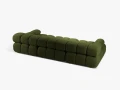 Sofa modułowa 3-osobowa Bellis zielona boucle  