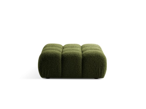 Pufa do salonu Bellis zielona boucle  