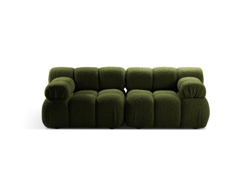 Sofa modułowa 2-osobowa Bellis zielona boucle  
